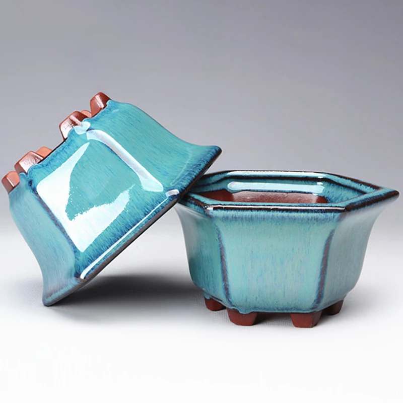 Многофункциональные Цветочные Горшки С Фиолетовым Песком Керамические Сочные