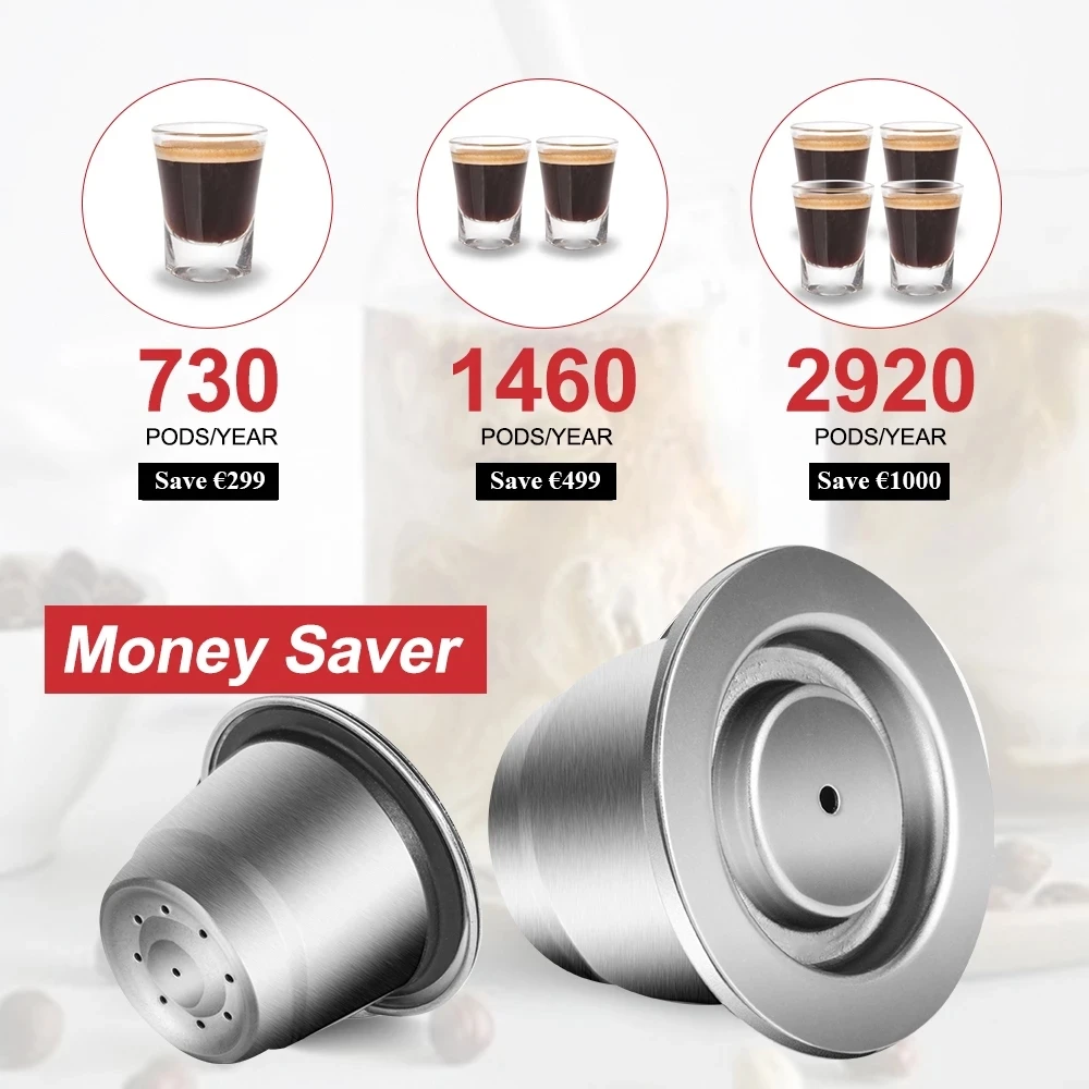 ICafilas Refillable Stainless Steel Espresso Coffee Maker Ca