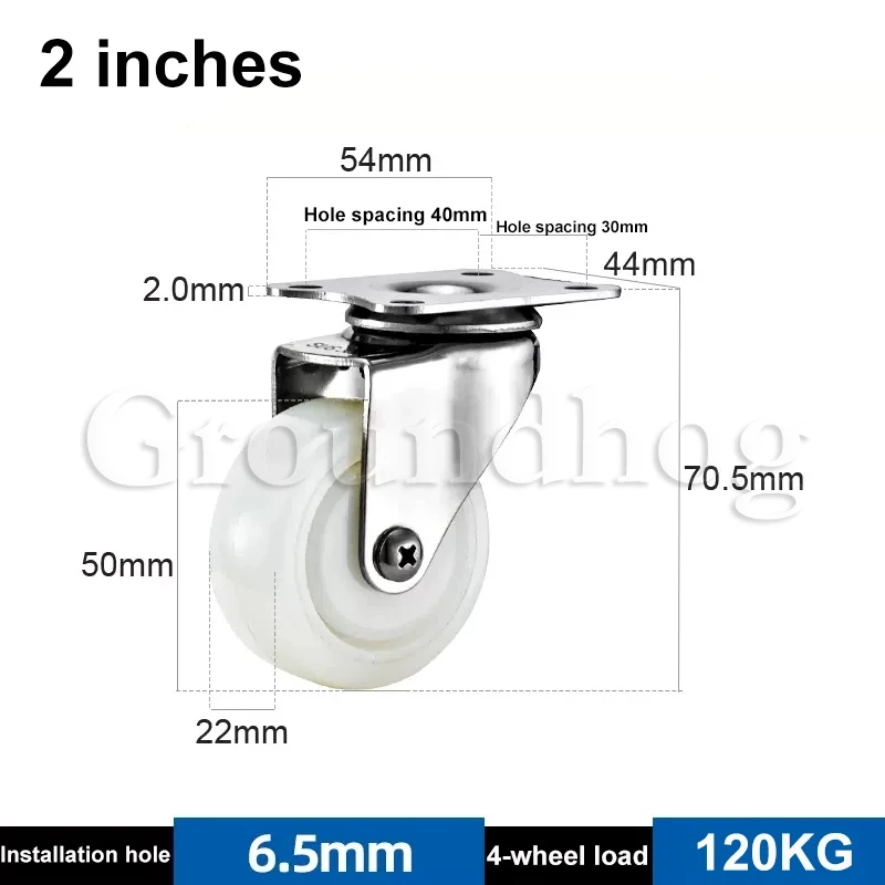 

Ролики для мебели из нержавеющей стали 304