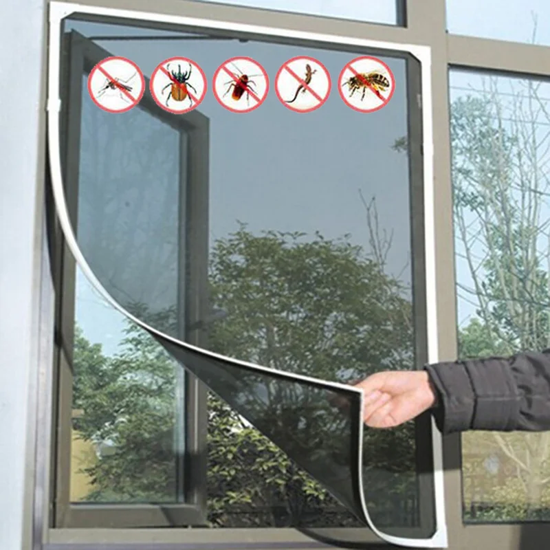 

New Indoor Insect Fly Mosquito Window Screen Curtain Mosquito Netting Door Anti Mosquito Net For Kitchen Window Home Protector