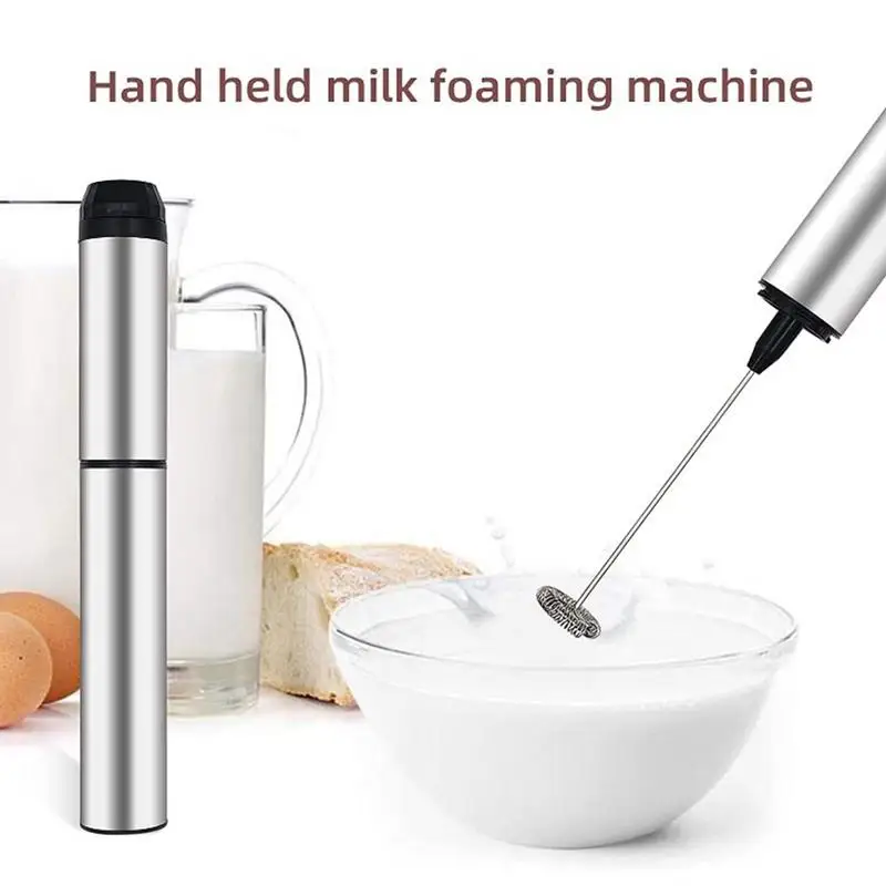 

Wireless Milk Frother Coffee Maker Coffee Whisk Mixer Cappuccino Latte Ground Foam Hand Blender Egg Beater Home Kitchen Supplies
