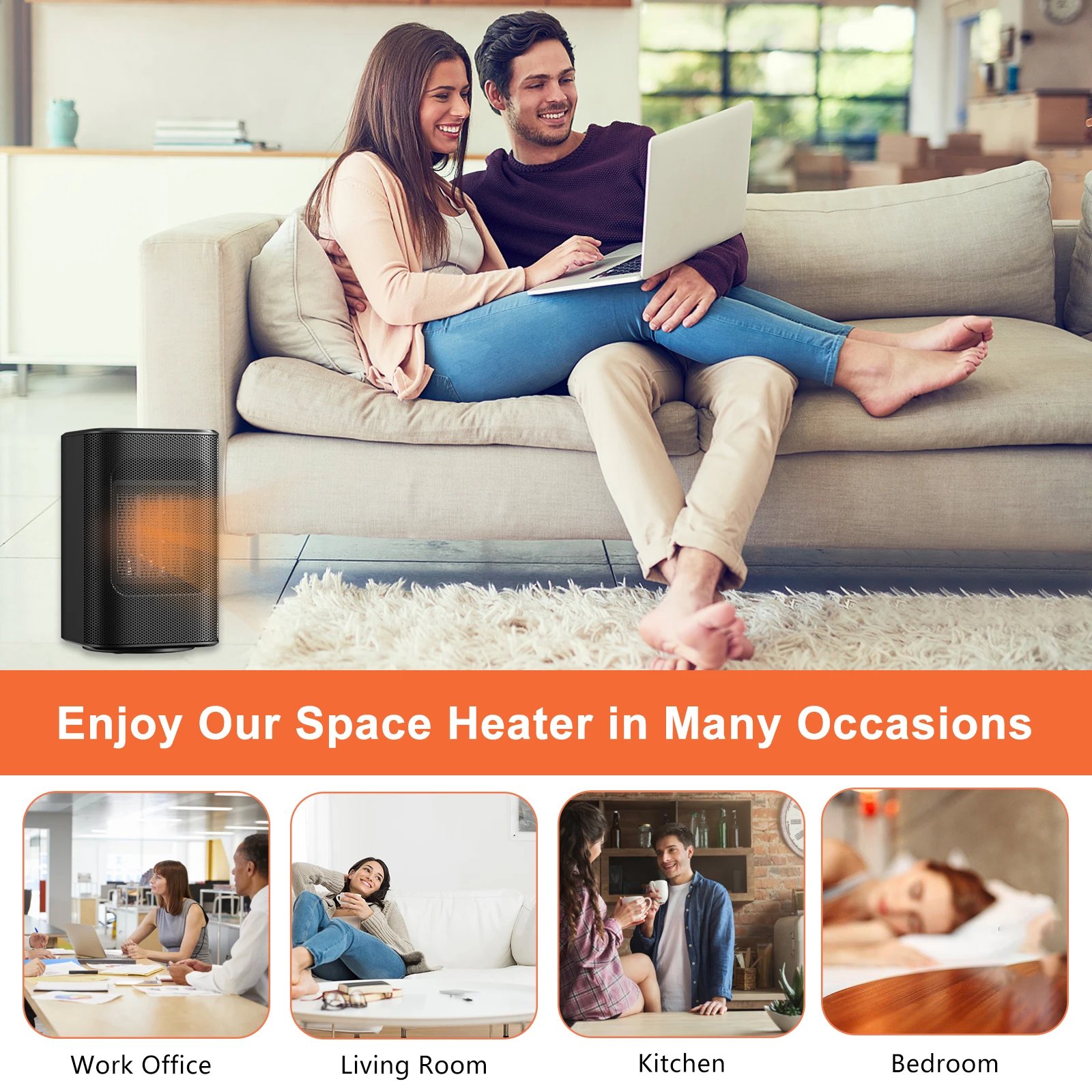 

Настольный теплый Воздуходувка с 3-скоростной регулировкой, домашний радиатор, энергосберегающий, с низким уровнем шума, подогреватель с ру...