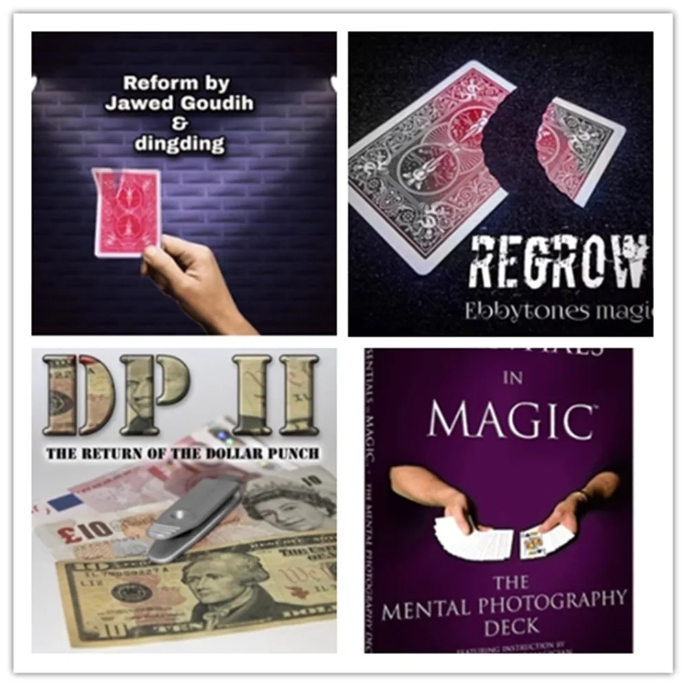 

Reform by Goudih & Dingding，Regrown by Ebby Tones，The Return of the Dollar Punch，Essentials in Magic Mental Photo by Daryl - Mag