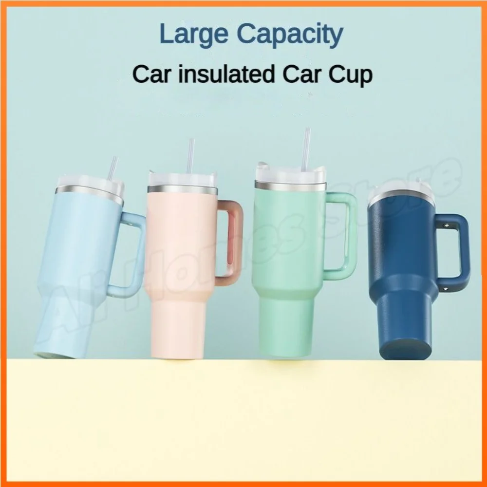 

Insulated Tumbler 1200ml 40oz Vacuum Car with Handle Tumbler Coffee Tumbler with Vacuum Stainless Steel Coffee Mugs for Car 40oz