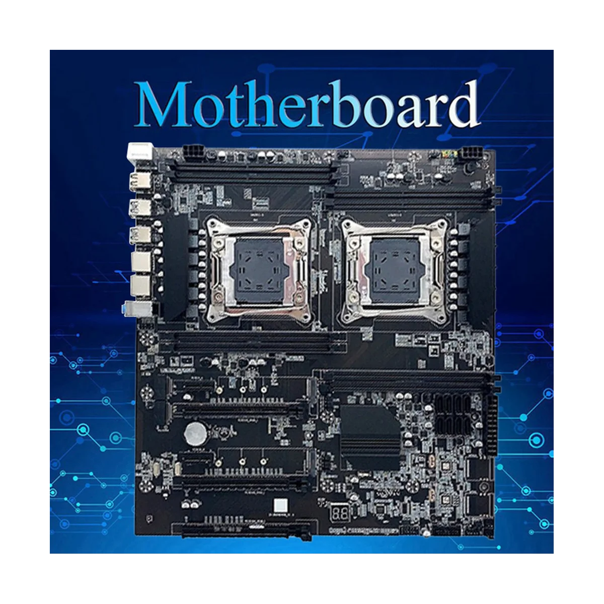 

Материнская плата X99 с двойным процессором + 2X E5 2620 V3 CPU + кабель SATA + термоподушка LGA 2011 PCI-E16X 8XDDR4 слот X99 X8 для ALEO Mining