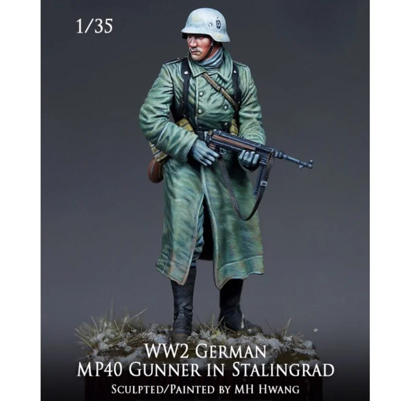 Ww2  Scene Soldier Winter Unassembled Unpainted Diy Toy Diorama