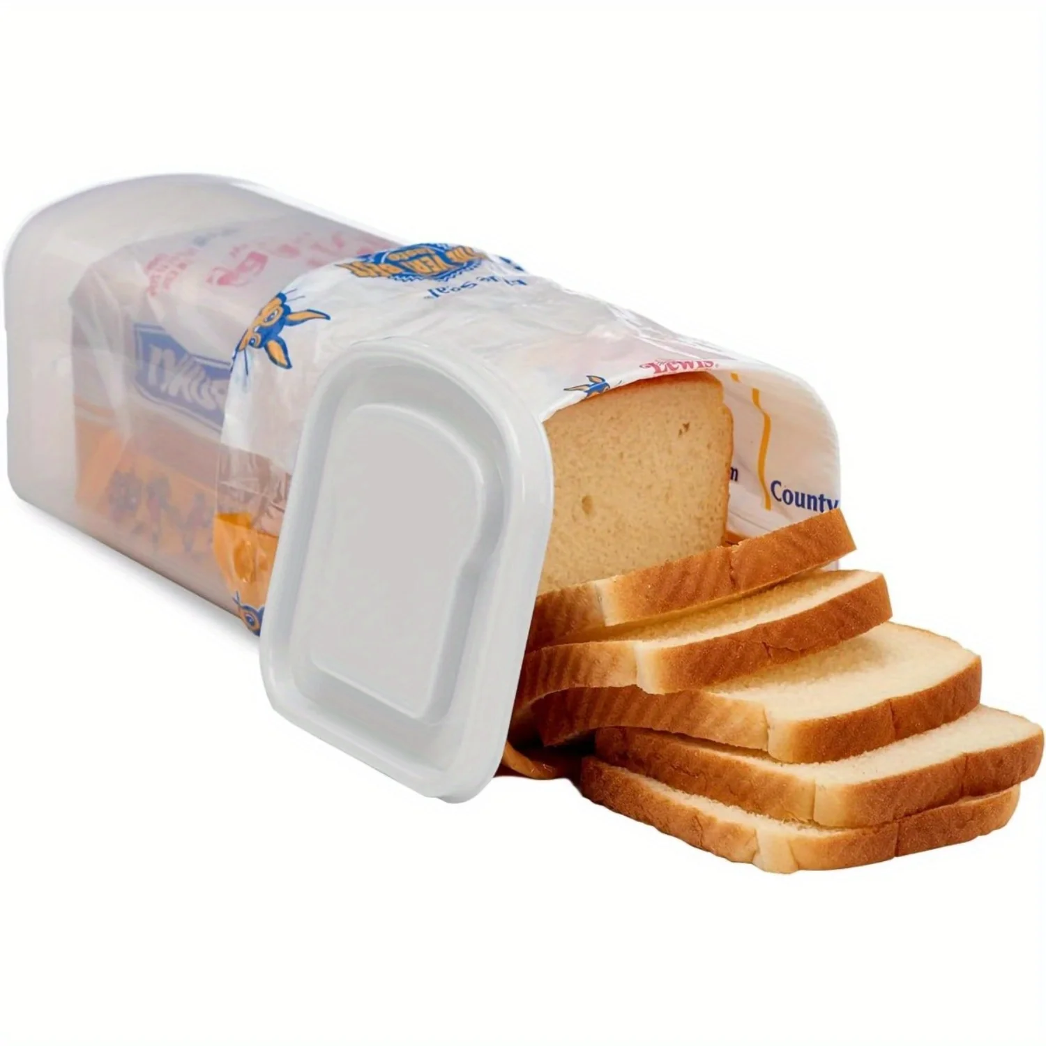 Прямоугольная пластиковая коробка для хлеба с защитой от протечек аксессуары