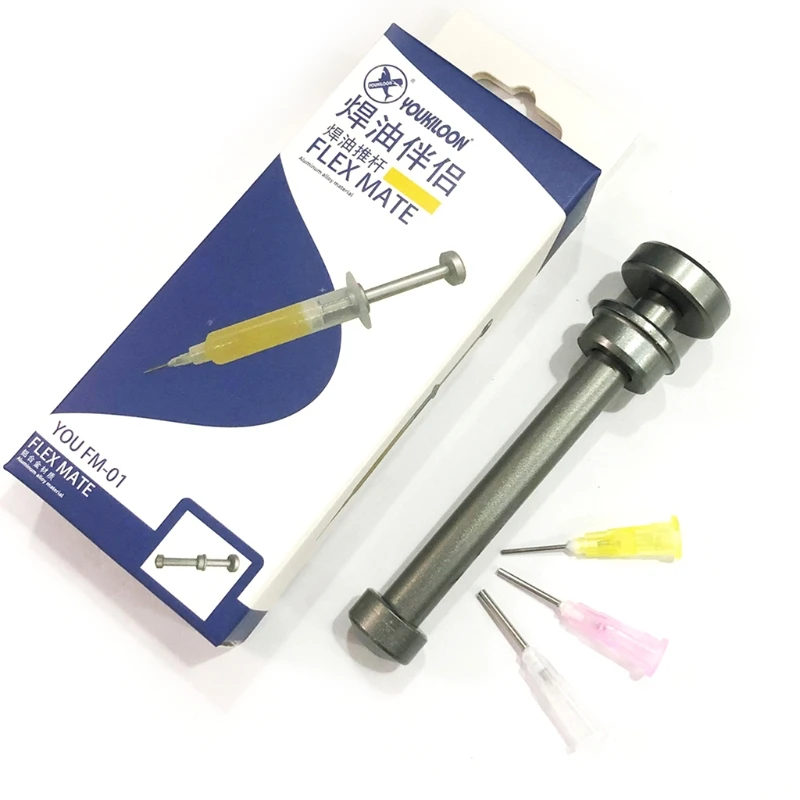 

Solder Paste Welding Oil Thruster Aluminium Alloy Solder Flux Welding Oil Booster Durable Welding Tool M4YD