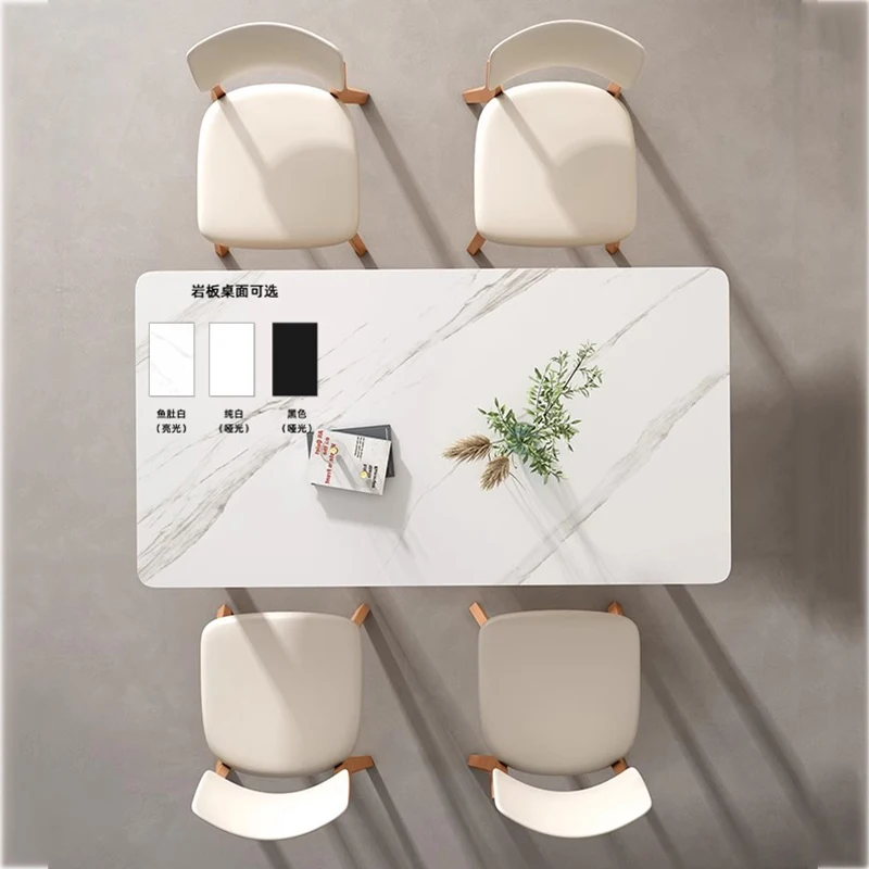 

Coffee Dining Table Set Console Mobile Foldable Armchair Living Room Chairs Nordic Design Tavolo E Sedie Pranzo Furniture DW