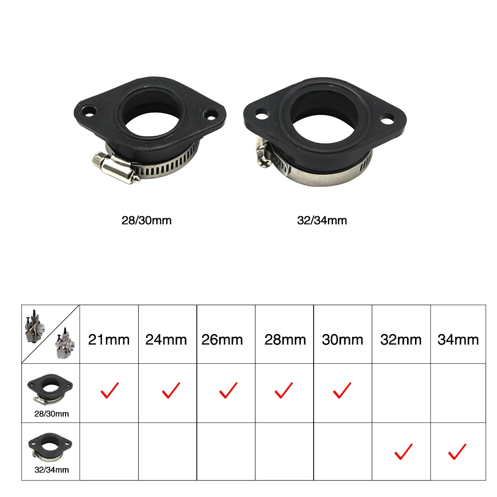 Адаптер карбюратора мотоцикла впускная труба резиновый коврик для Yamaha Banshee 350 Jog50