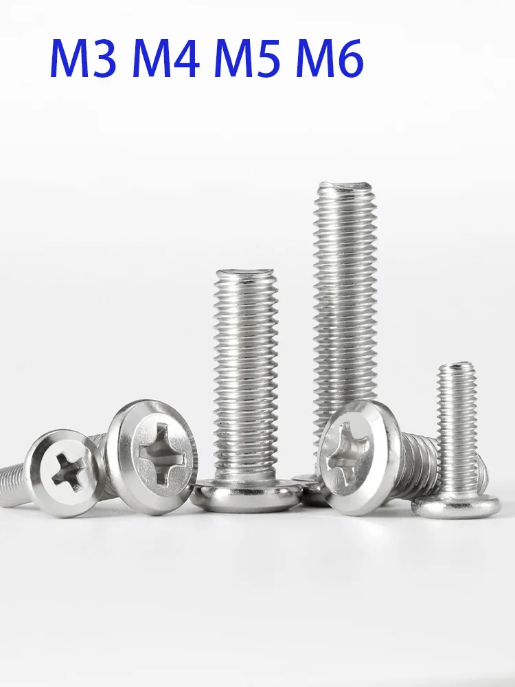 Винты Phillips M3 M4 M5 M6 100 с плоской головкой 5-304 шт.