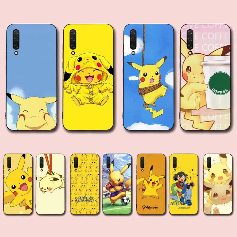 

BANDAI Cartoon Pokemon Pikachu Phone Case for Xiaomi mi 5 6 8 9 10 lite pro SE Mix 2s 3 F1 Max2 3