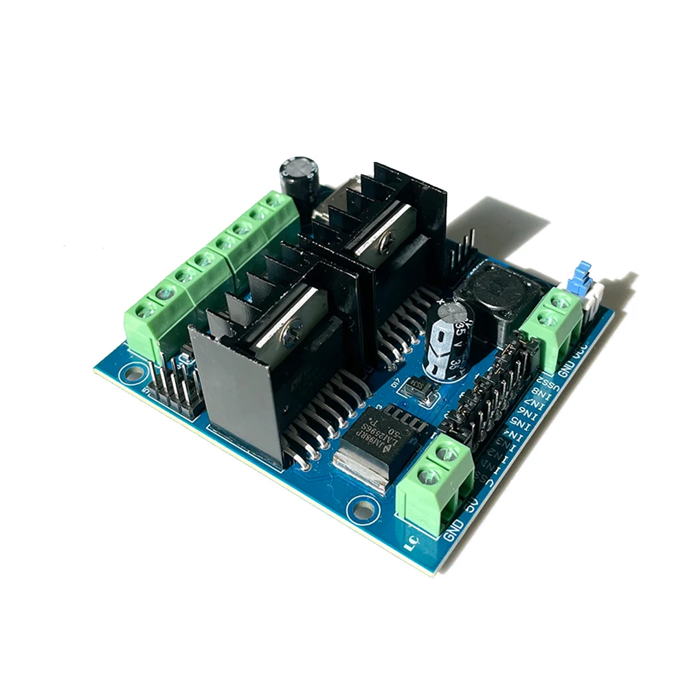 

L298N Motor Drive Module Four-way Motor Drive Smart Car Drive Motor Module