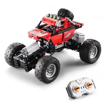 Building Blocks Remote Control Car Toys Suspension System + High-horsepower Motor Climbing Off-road Vehicle Model Gifts For Kids
