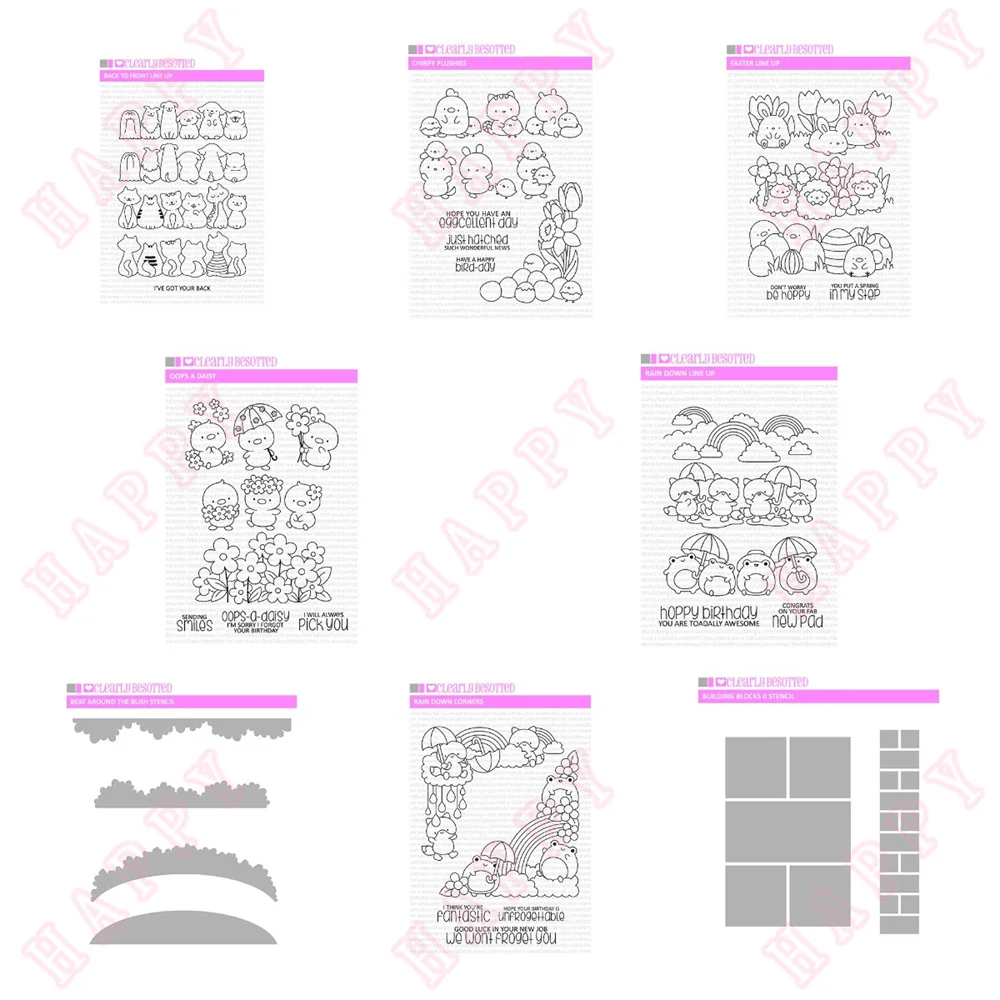 

Металлические Вырубные штампы и штампы с милыми животными для детской отделки шаблон для тиснения Сделай Сам поздравительная открытка ручной работы