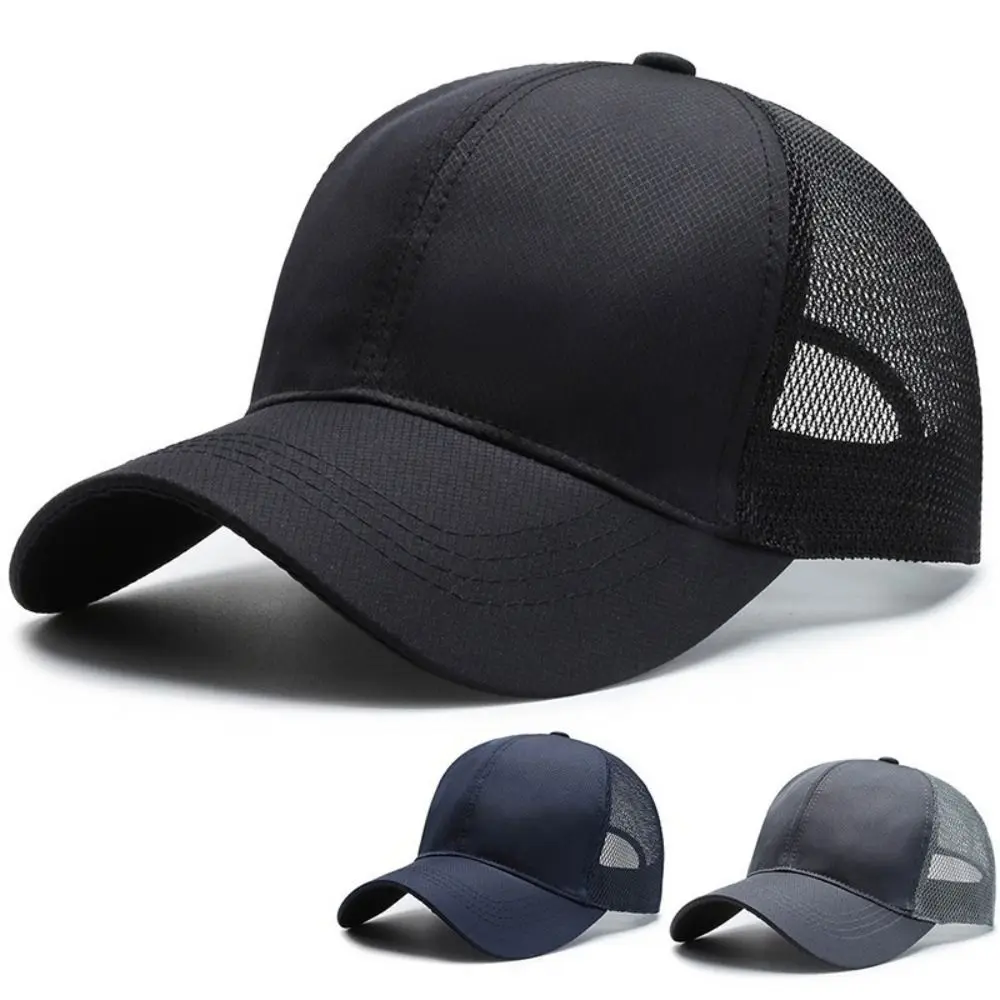 

Male Sun Hats Man Outdoors Sport Caps Quick Dry Running hat Mesh Baseball Hats