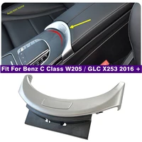 central control armrest box button switch panel replacement part for mercedes benz c class w205 glc x253 2016 2021 plastic