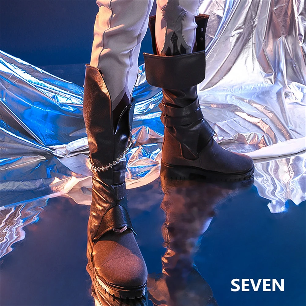 

Genshin Impact Cosplay Game Tartaglia Cosplay Shoes Tartaglia Cosplay Boots