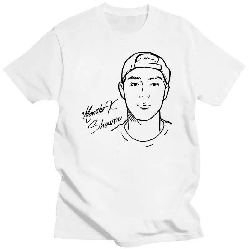 Мужская одежда мужская футболка MONSTA X Shownu Bias от Kpopbada женская |