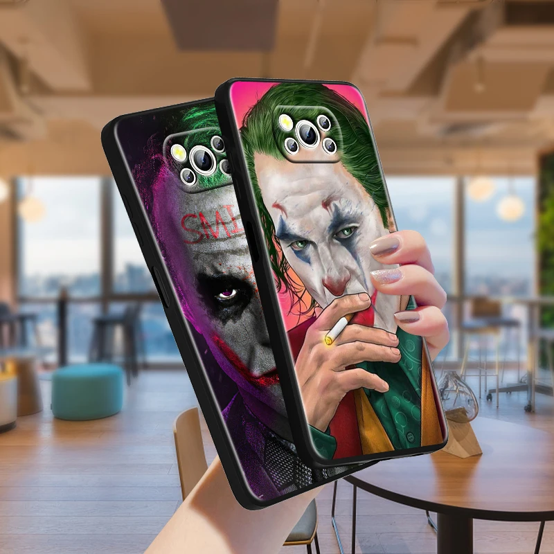 

Funny-Jokers For Xiaomi Poco M4 X3 F3 GT NFC M3 C3 M2 F2 F1 X2 Pro Mi Mix3 Black Phone Case Fundas Coque Capa