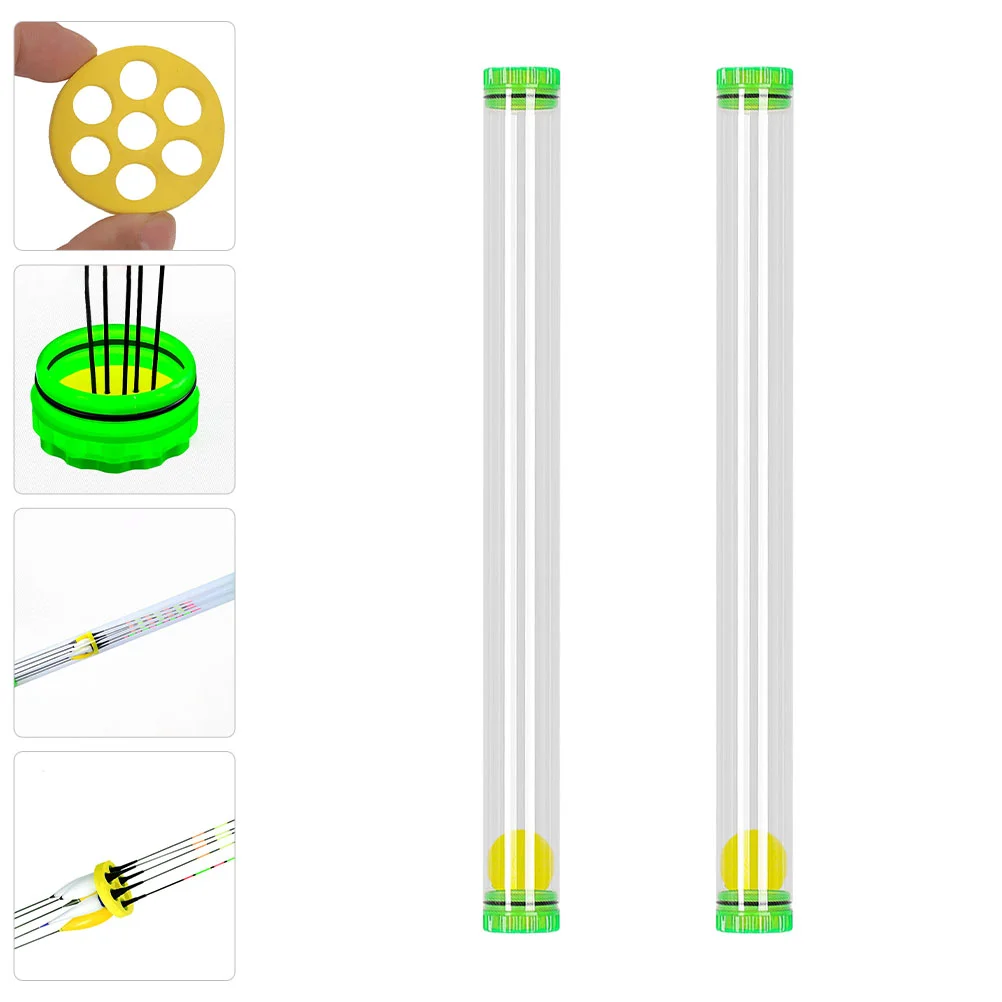 

2 шт., пластиковые трубки для рыбалки
