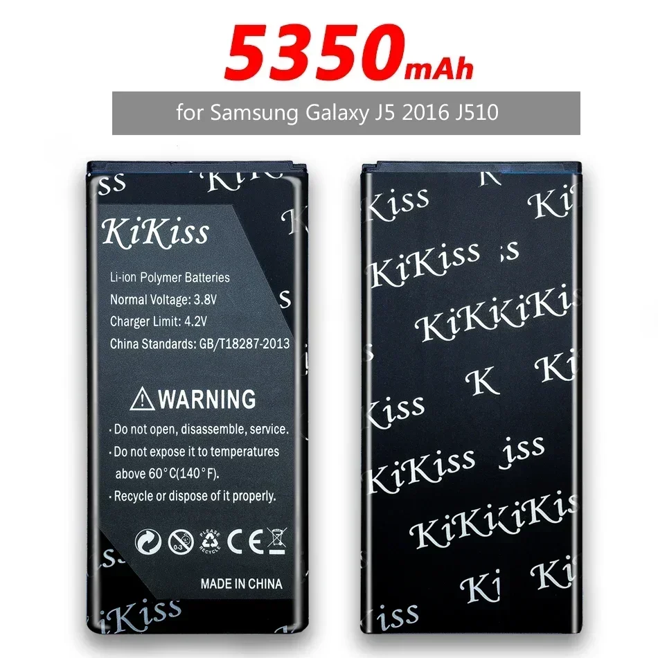 Высокочастотный аккумулятор KiKiss для Samsung Galaxy Grand Prime SM G530 G530H/J5 2015/J1 J3 J5 2016/J5 2017