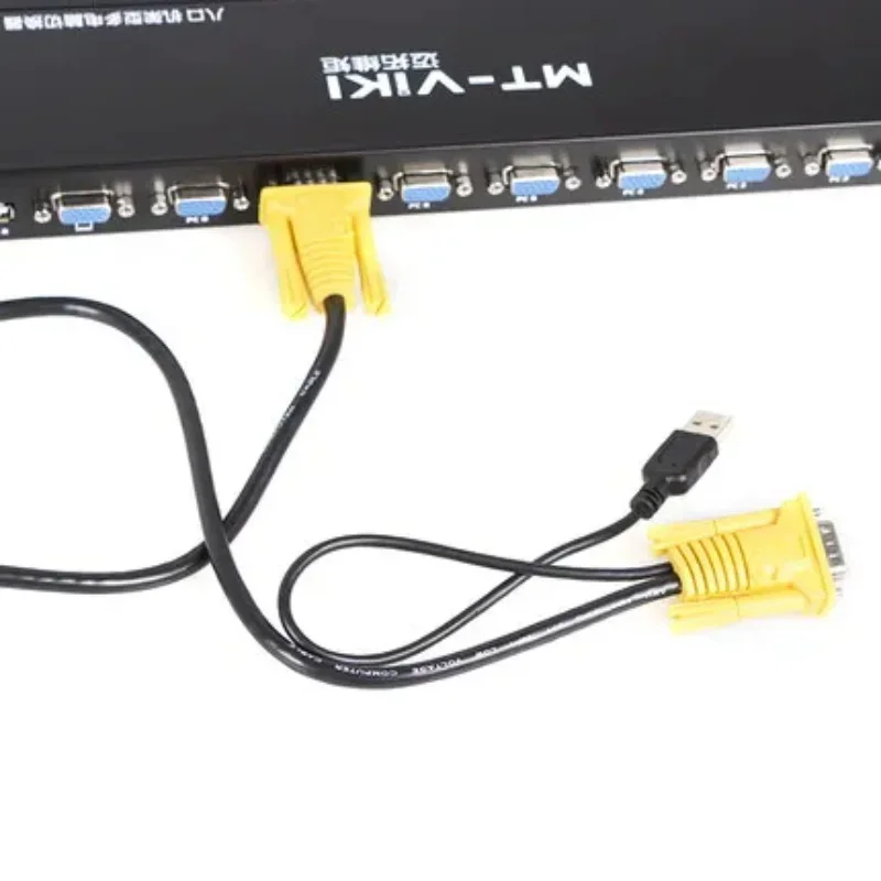 KVM-кабель VGA 15PIN USB2.0 «папа-папа» для компьютерного монитора ТВ-кабели Адаптер Удлинитель Медный сердечник 1,5 м 1,8 м 3 м 5 м Линия (art.: 3920cc745d87e) - 3920cc745d87e