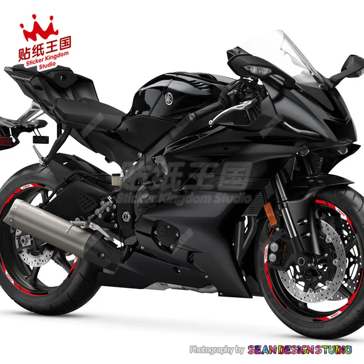 

1 комплект, Светоотражающая наклейка на обод мотоцикла Yamaha YZF R6