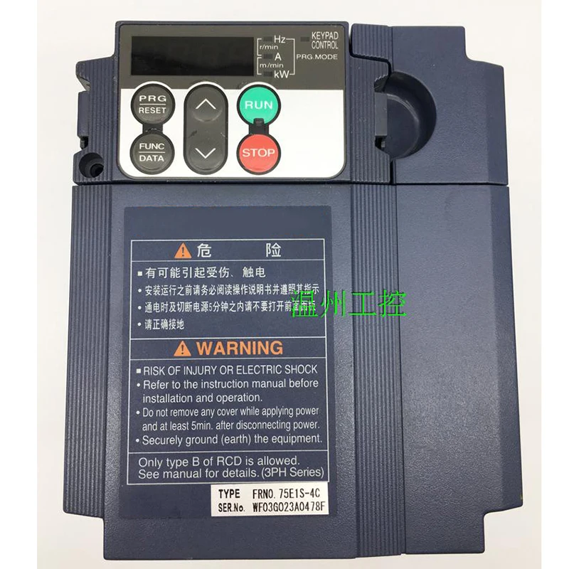 

New Original Frenic-Multi 400V 3 Phase 2.5A 0.75KW FRN0.75E1S-4C Inverter VFD Frequency AC Drive Spot