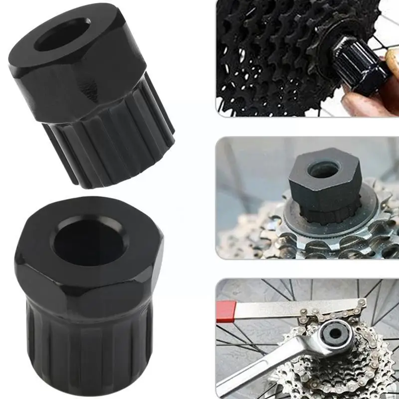 

1 Pcs Mountain Bike Card Fly Sleeve Flywheel Disassembly, Maintenance Repair And Installation, Black Tools Special P9F7