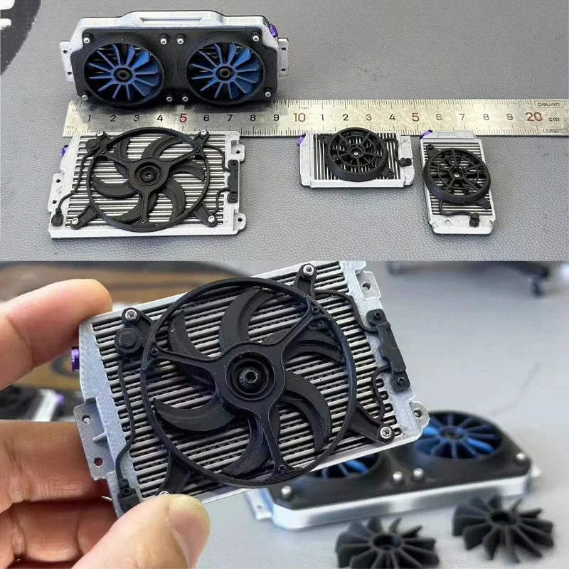 1 компл. Устройства для рассеивания тепла 1/8 1/10 RC Crawler Car Traxxas TRX4 TRX6 SCX10 аксессуары