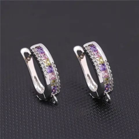 Juya золотые/серебряные застежки для сережек 4 шт