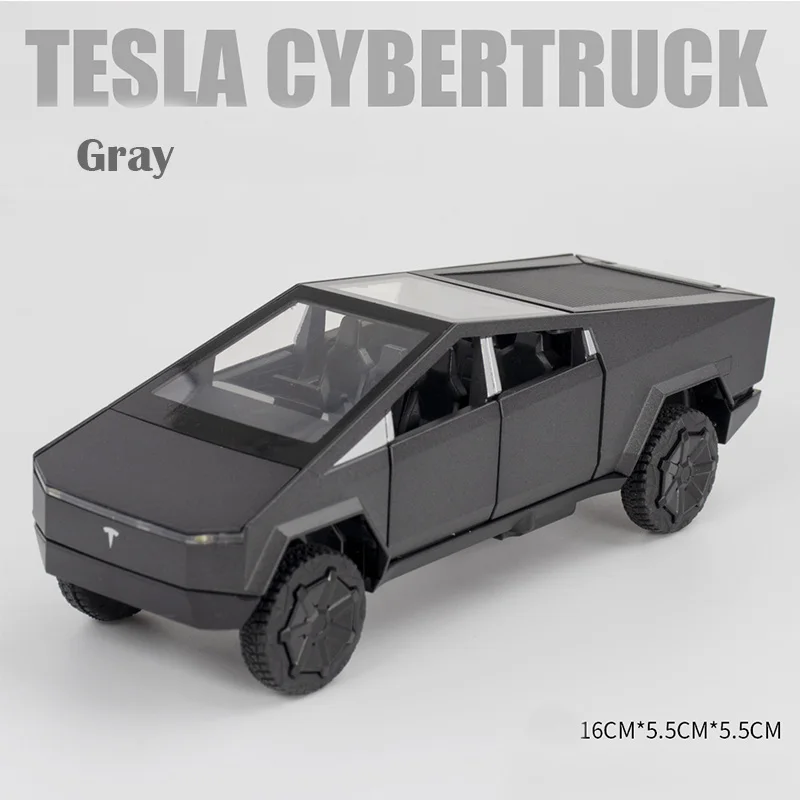 Модель автомобиля Tesla Cybertruck из сплава в масштабе 1:32 литые автомобили игрушечные