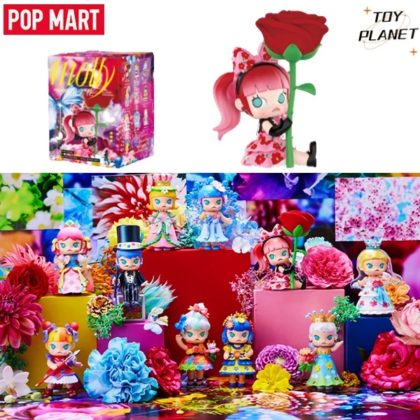 

[TOY PLANET] POP MART MOLLY x MIKA NINAGAWA Flower Dreaming Series Action Figure Cute Toy