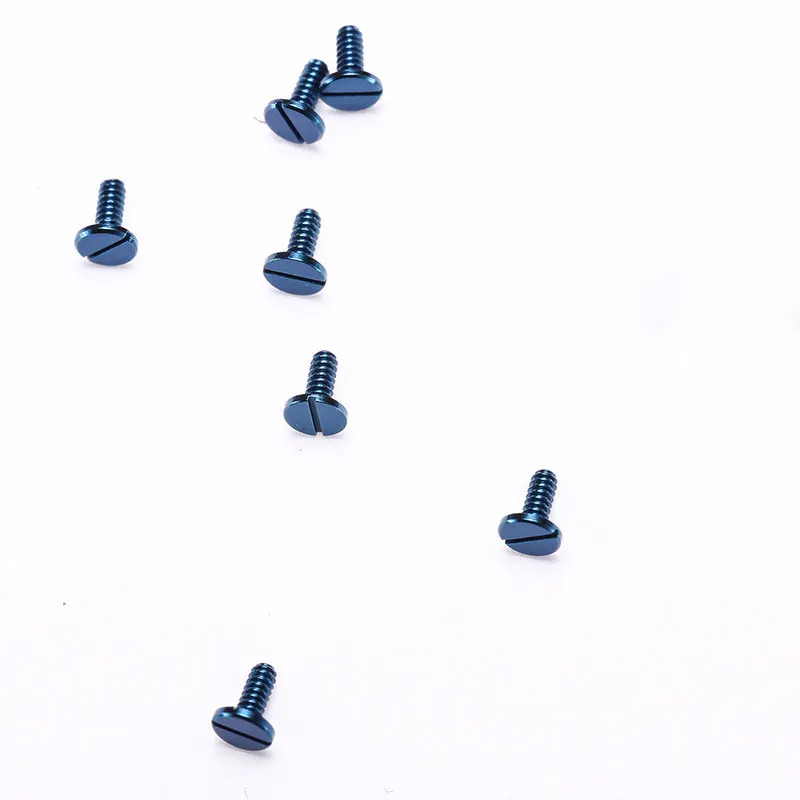 Blue Screw M0.6*1.58Cap*1.92 long Mechanical Watch Movement Accessories Watches Repair Parts Watch Aftermarket Replacements