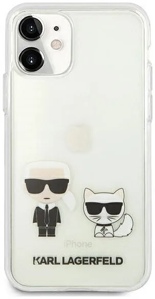 Чехол CG Mobile Karl Lagerfeld PC/TPU collection Iconik &amp Choupette Hard для iPhone 11 цвет Прозрачный - купить по