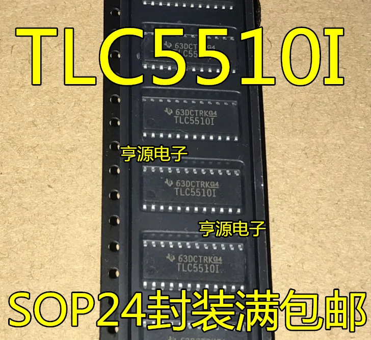 

10PCS New Original TLC5510INSR TLC55101 TLC5510I SOP24