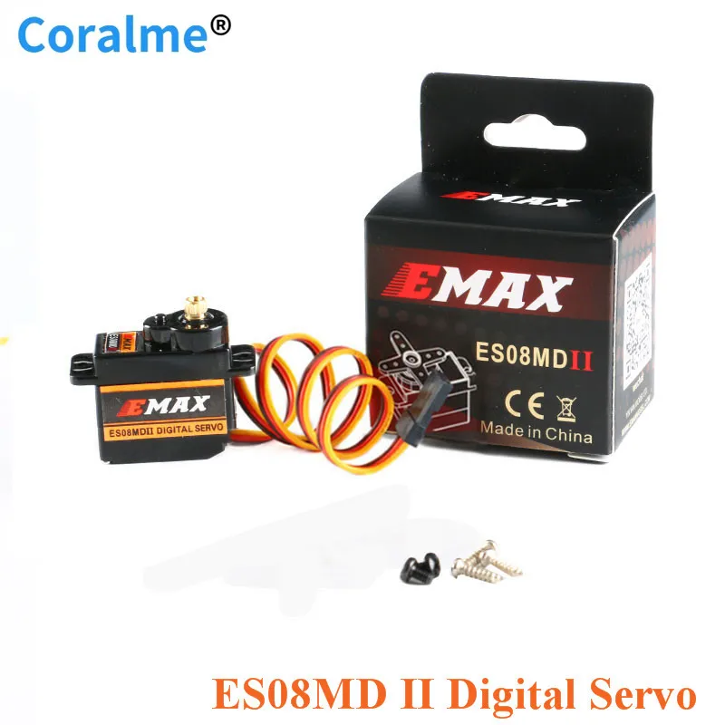 

EMAX ES08MD II Mini Metal Gear Digital Servo with Plastic Gear Fixed Wing