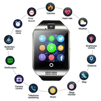 q18 smart watch bluetooth call touch screen support camera sports men woman fitness sleep tracker heart rate monitor smartwatch