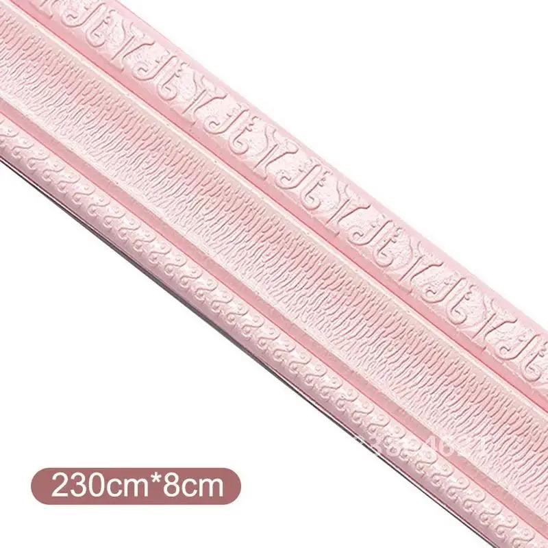 3D талия плинтус настенные наклейки самоклеящиеся 2 3 м настенная полоса