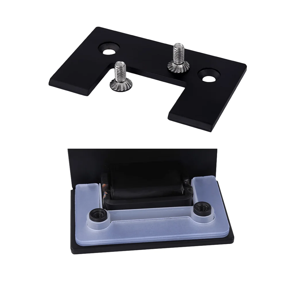 Гидравлическая бескаркасная душевая дверь Kensharp двухсторонний шарнир из