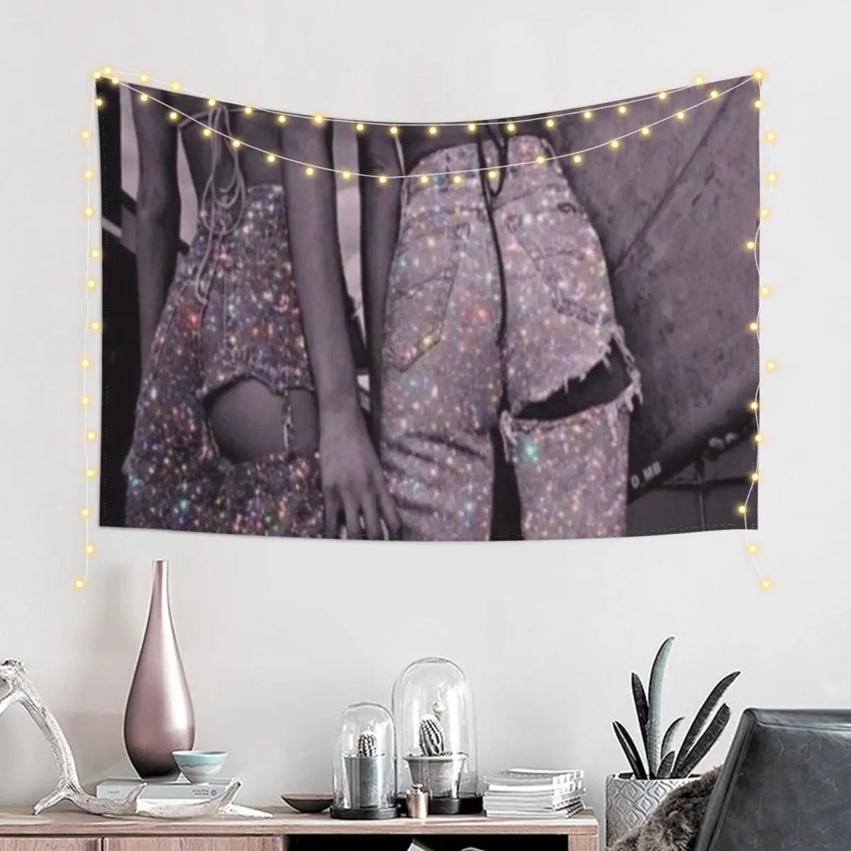 Цветной гобелен Shinso с коллажем аксессуары для домашнего декора комнатные