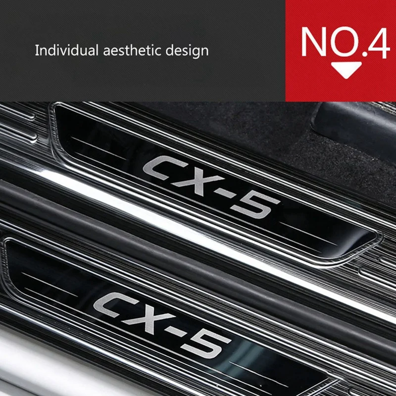 Автомобильная внешняя накладка на порог защитная наклейка педаль