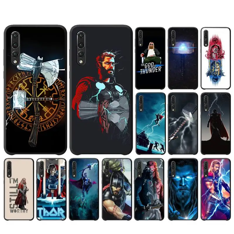 

Disney Thor Phone Case for Huawei P30 40 20 10 8 9 lite pro plus Psmart2019