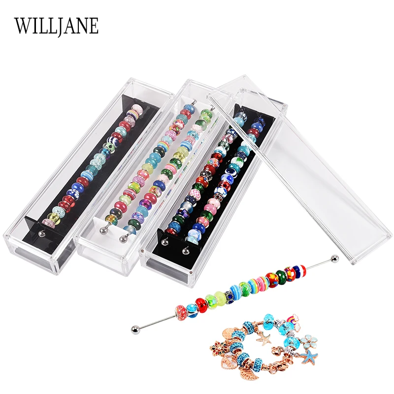 Ювелирные изделия Pandora шармы витрина акриловые троллбусины коллекция магнитные