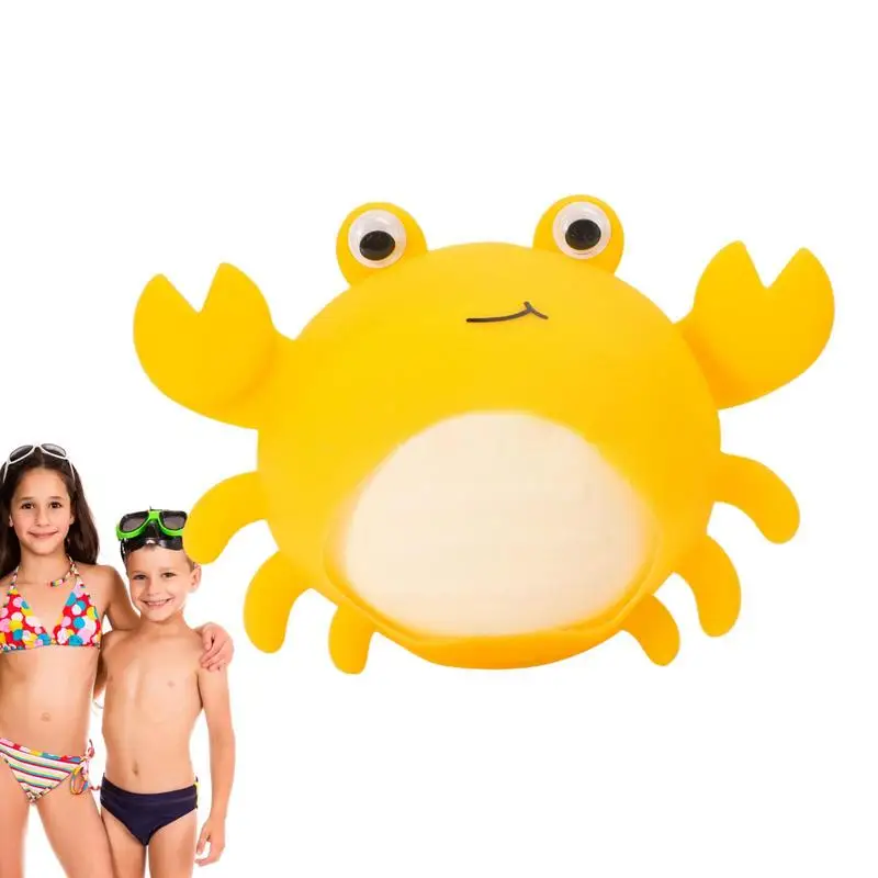 

Reusable Water Balloons For Kids Cartoon Crab Shape Refillable Magnetic Water Splashs Ball Crab Shape Magnetic Water Balls For