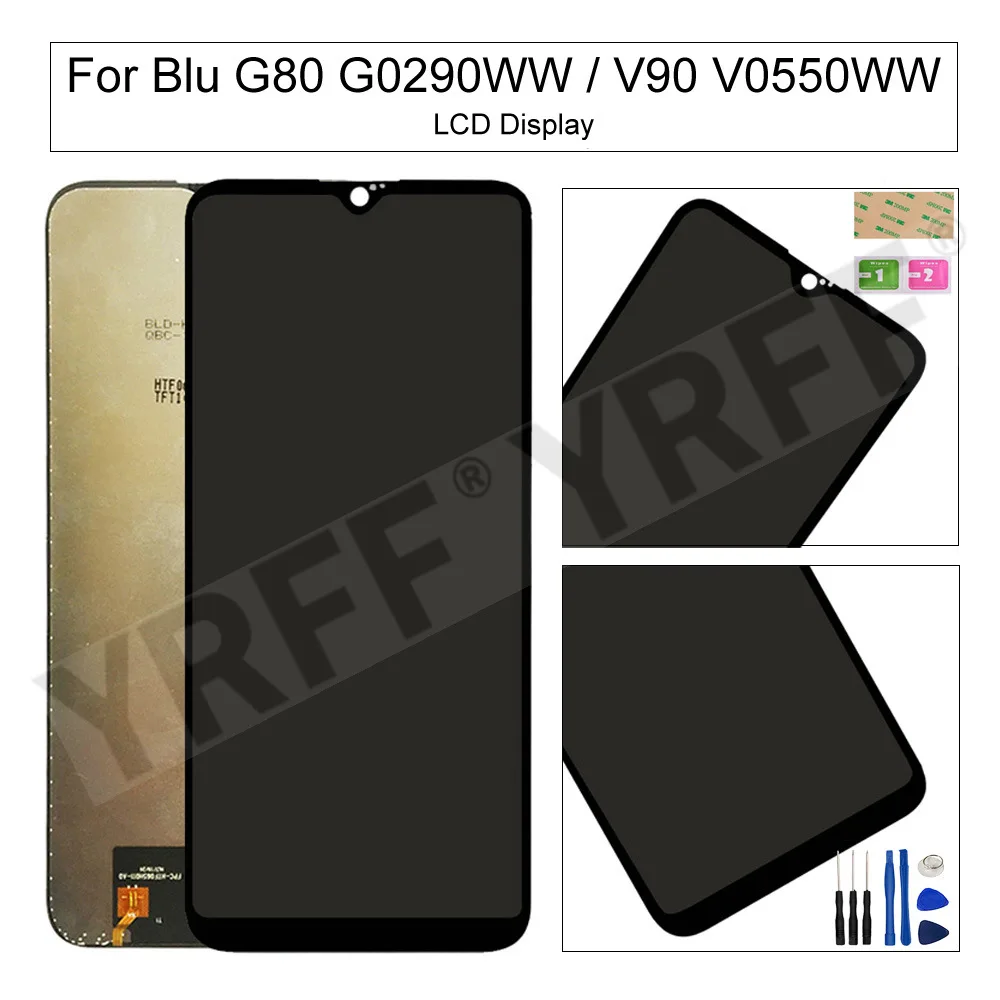 

For Blu G80 G0290WW LCD Screens For BLU V90 V0550WW LCD Display Touch Screen Digitizer Assembly Phone Panel Sensor Repair Parts