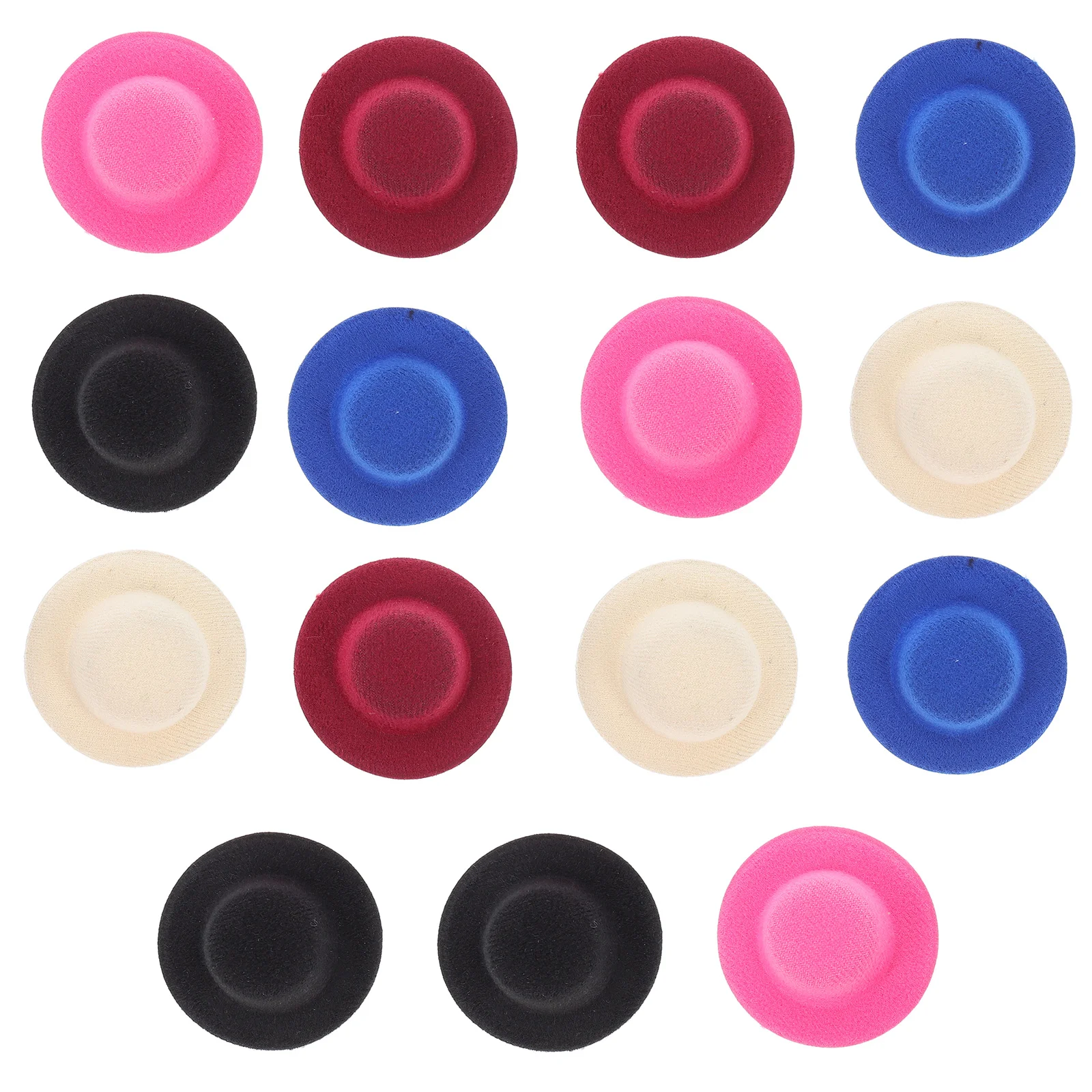 

15 Pcs Small Hat Decor Accessories Adornments Little Girl Caps Decors Exquisite Hats Toy Room