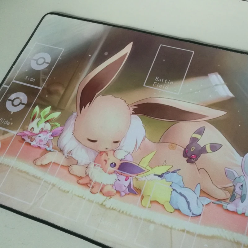 Takara Tomy аксессуары для PTCG игровой коврик с покемоном настольная игра Eevee Семейные