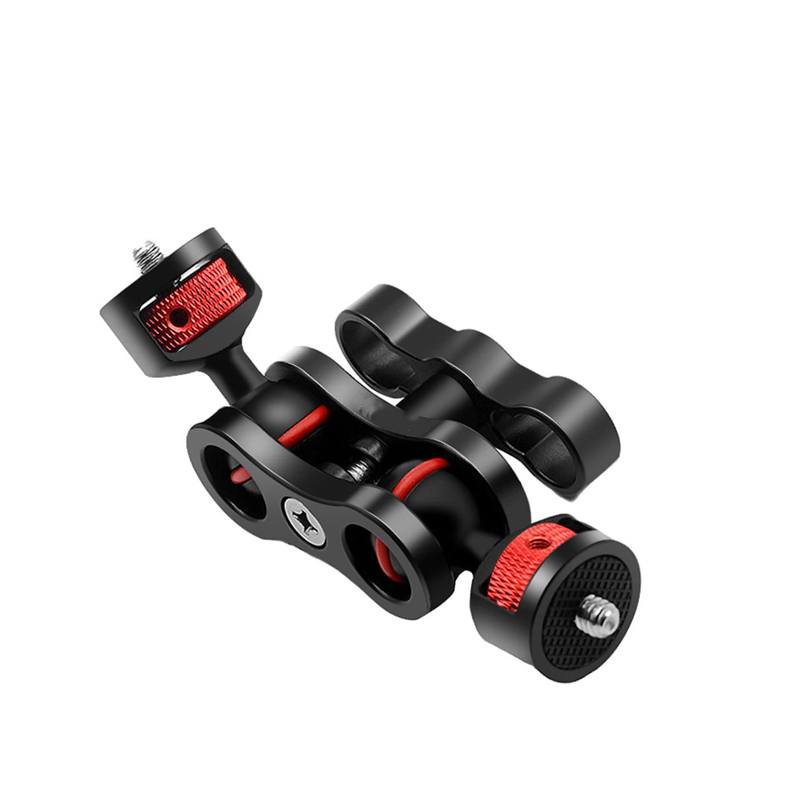 

Universal Aluminum Alloy Camera Ball Head Adapter Portable DSLR Cameras Microphone Adaptor for Surveillance Camera Flash Led